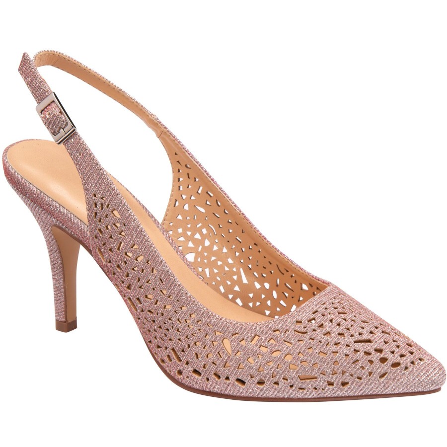 Lotus Occasion Wear And Matching Bags | Lotus Lotus Classic Occasion Wear Court Shoe Lyla Pink Uls267