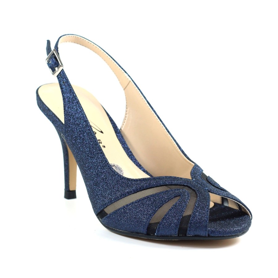 Lunar Occasion Wear And Bags | Lunar Lunar Sariyah Occasion Shoe Navy Flr046Bl