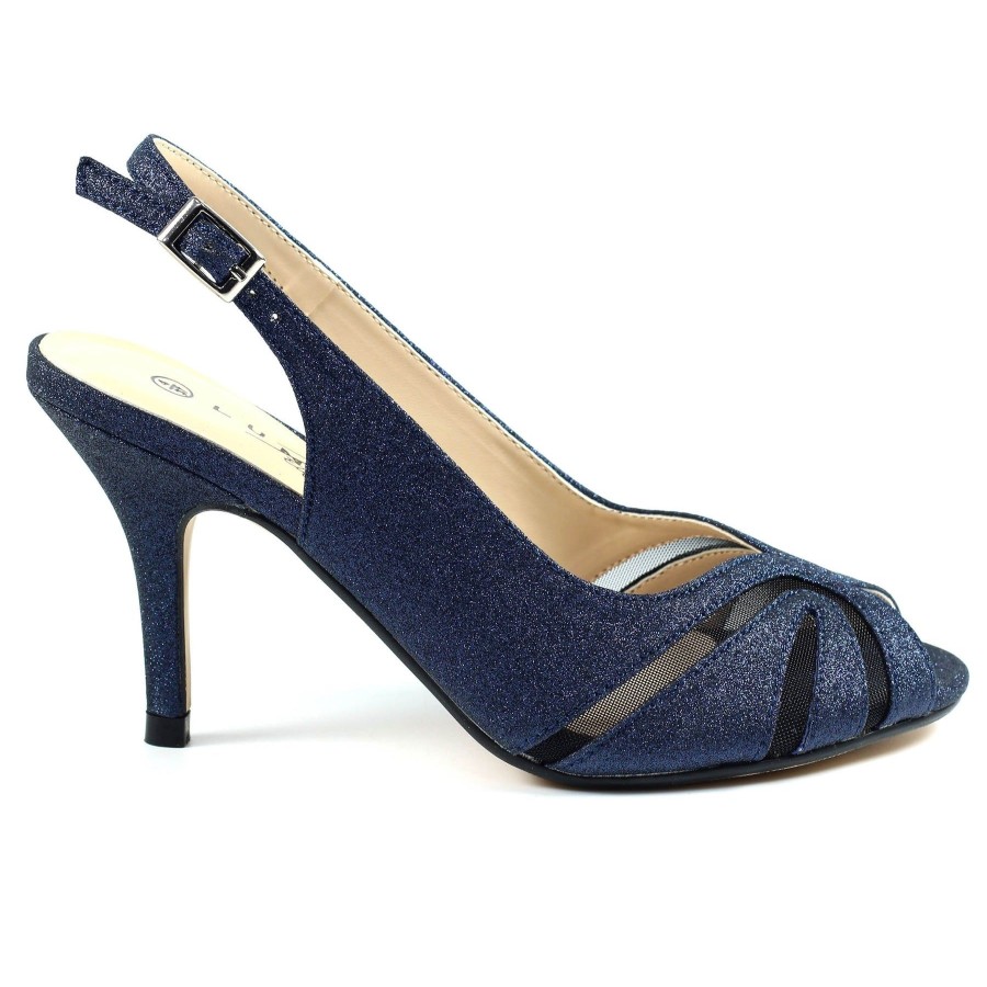 Lunar Occasion Wear And Bags | Lunar Lunar Sariyah Occasion Shoe Navy Flr046Bl