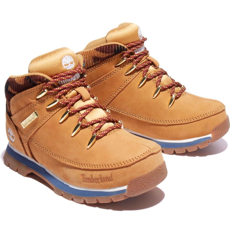 Timberland Kids | Timber Timberland Euro Sprint Boot Wheat Nubuck Leather