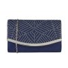 Wedding And Party Wear | Lotus Lotus Nara Navy Occasion Wear Bag To Match Natalia Shoes