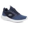 Men'S Trainers | Skechers Skechers Trainer Bounder Navy 52504 Bungee Laced