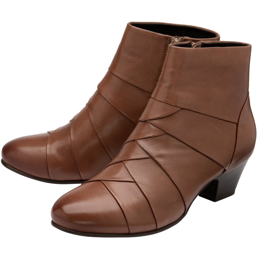 Ankle Boots & Hikers | Lotus Lotus Ankle Boot Tara Taupe Leather