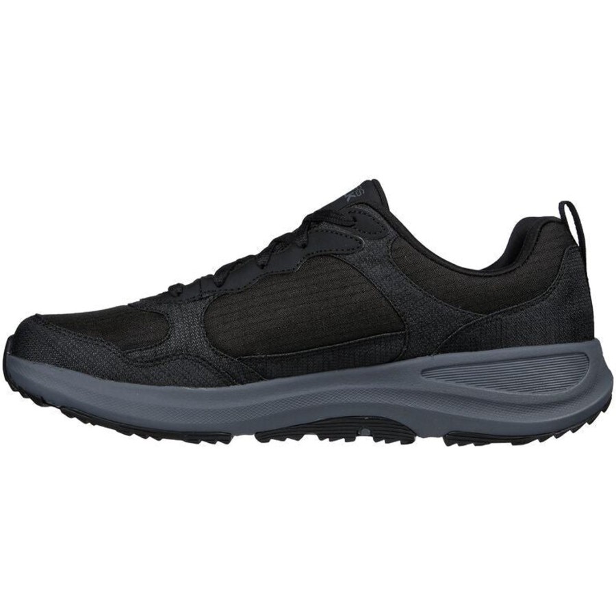 Men'S Boots | Skechers Skechers Men'S Lace Up Trainer Go Walk Outdoor - Woodcrest Black 216107Bkcc