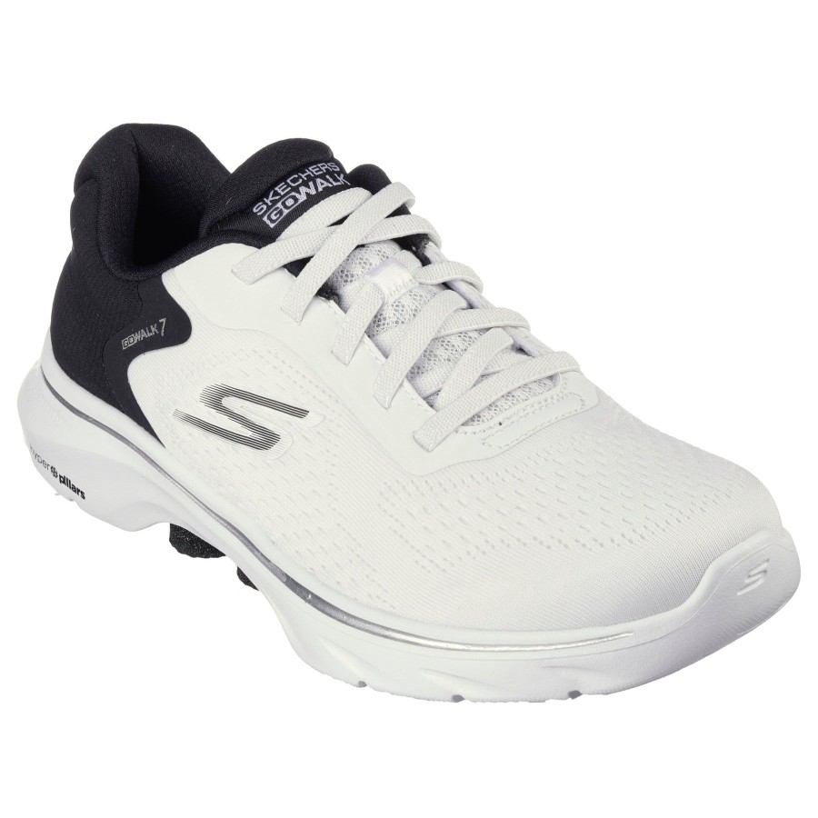 Shoes And Trainers | Skechers Skechers Trainer 125215 Wbk White Bluego Walk 7 - Cosmic Waves