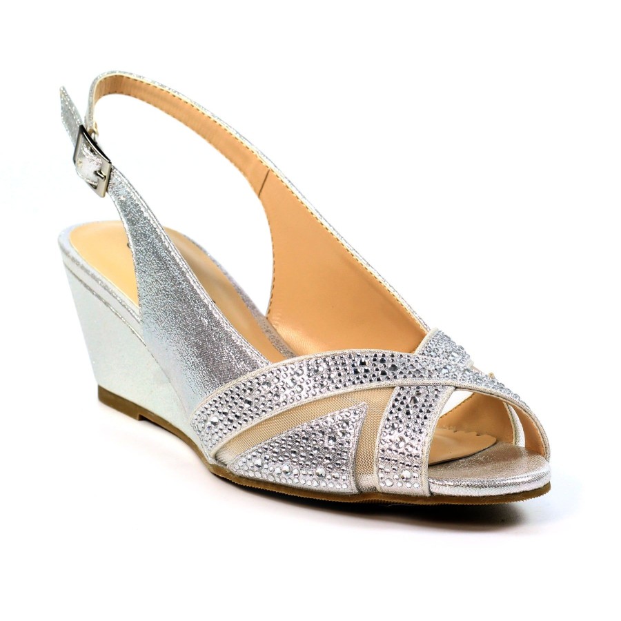 Ladies Styles | Lunar Lunar Emmerline Occasion Wear Shoe Silver Flr060Bl