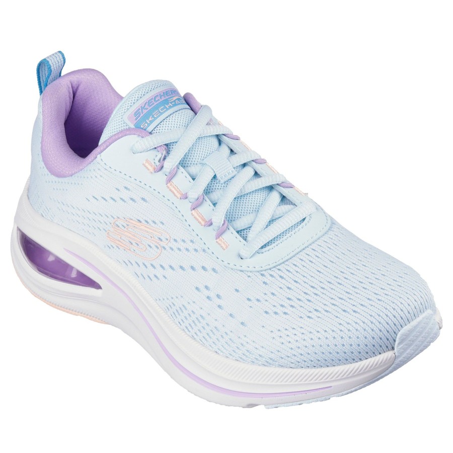 Ladies Styles | Skechers Skecher Trainer 150131 Lbmt Light Blueskech-Air® Meta - Aired Out