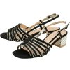 Lotus Occasion Wear And Matching Bags | Lotus Lotus Classic Occasion Wear Sandal Cheryl Black Uls305