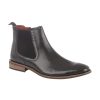 Men'S Styles | Marlows Roamers M811 Black Leather Chelsea Boot With Punched Detail