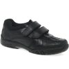 Back To School | Hush Puppies Hush Puppies School Shoe Jezza Snrblack Velcro Strap