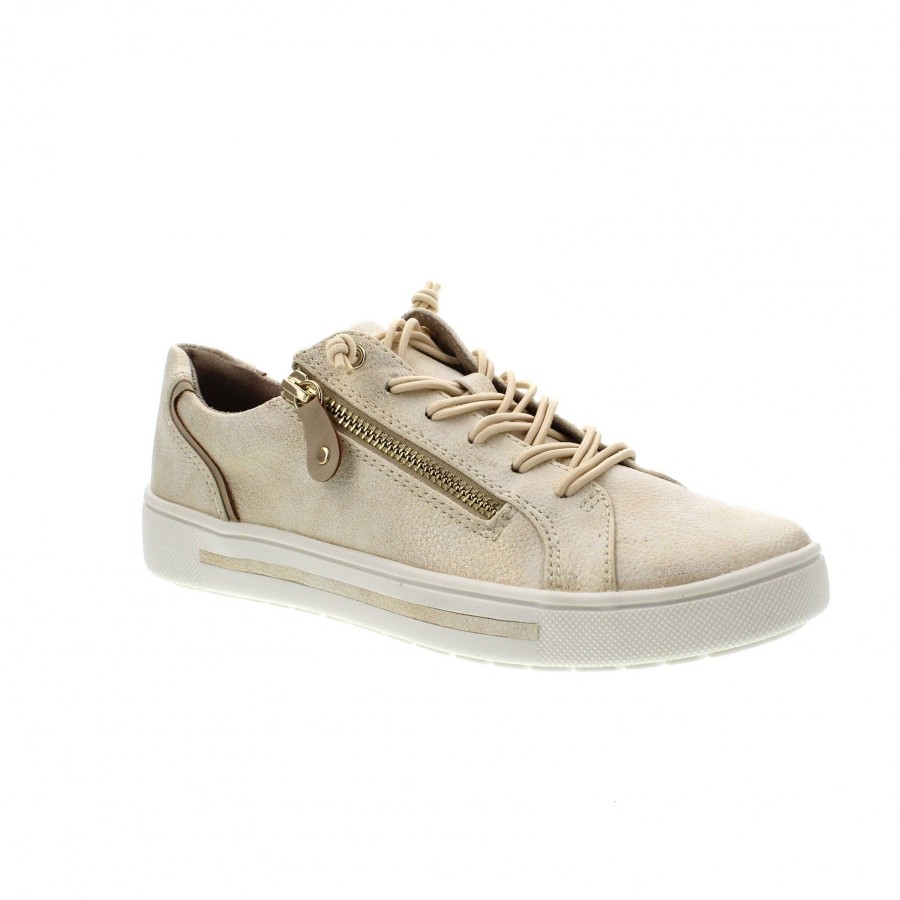 Shoes And Trainers | Jana Jana 23660 Trainer Style Shoe Cloudy Gold 23660-949