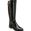 Long Boots And Riding Boots | Lotus Lotus Bessie Black Knee High Bootulb325