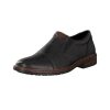 Men'S Styles | Rieker Rieker Men Slip-On Shoe In Black Leather 17659-00