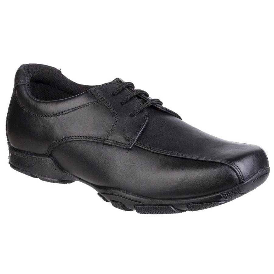 Back To School | Hush Puppies Hush Puppies School Shoe Vincent Black Leather