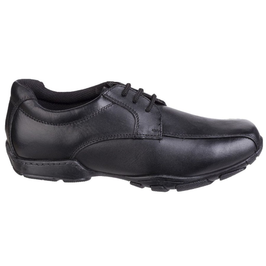 Back To School | Hush Puppies Hush Puppies School Shoe Vincent Black Leather