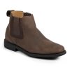 Men'S Formal And Work Shoes | Getz Anatomic & Co Chelsea Boot Natal Brown Waxed Finish