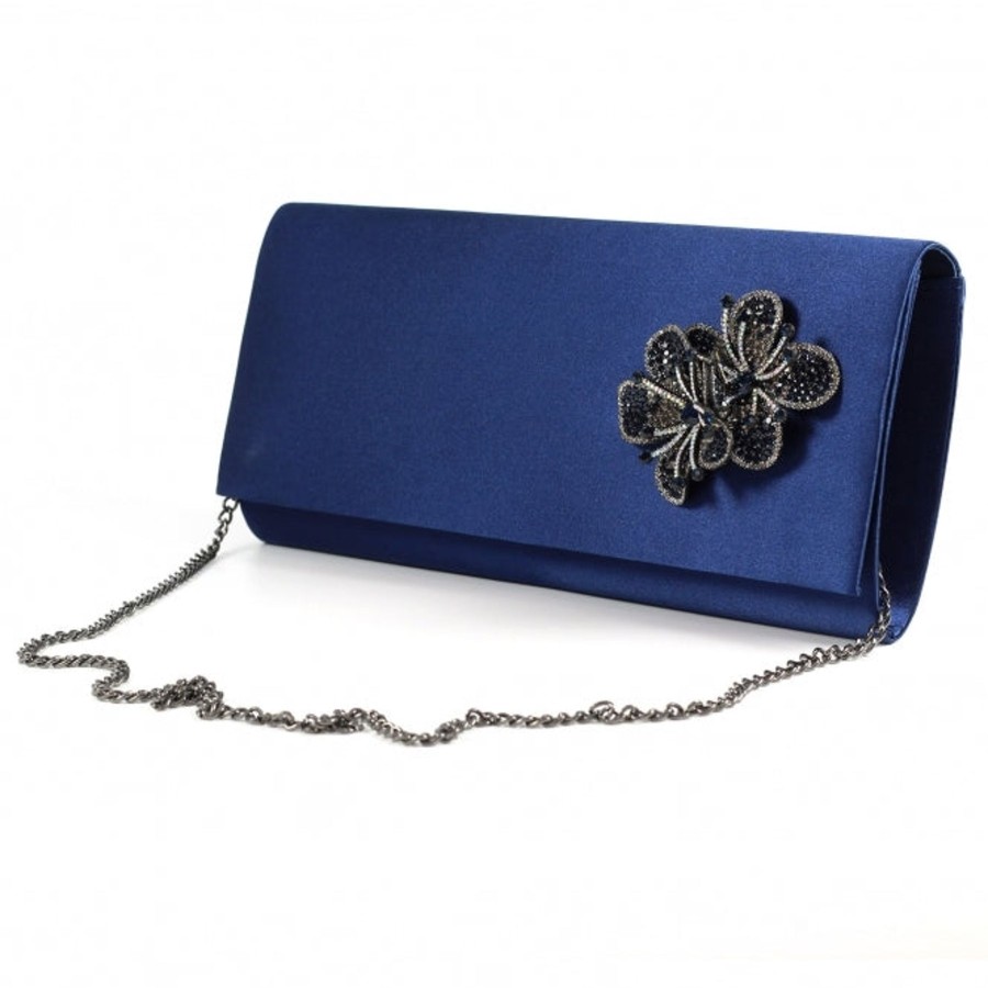 Wedding And Party Wear | Lunar Lunar Ankaraoccasion Wear Bag Navy Zlr037Bl