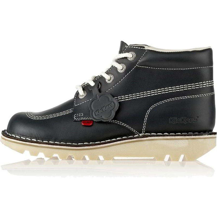 Men'S Boots | Kickers Mens Kickers Kick Hi Navy Leather Boots