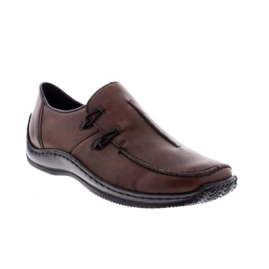 Shoes And Trainers | Rieker Rieker Leather Slip On Shoe Brown L1751-25