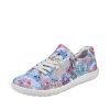 Shoes And Trainers | Rieker Rieker Casual Lase- Up Trainer Shoe 52827-90 Sky