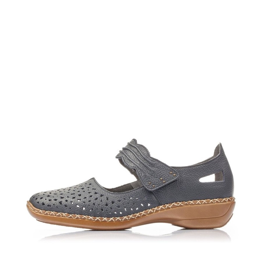 Shoes And Trainers | Rieker Rieker Casual Shoe 41399-14 Blue