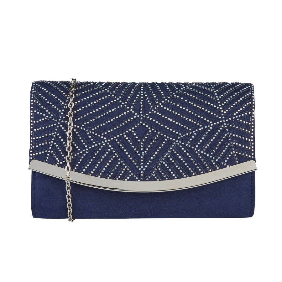 Lotus Occasion Wear And Matching Bags | Lotus Lotus Nara Navy Occasion Wear Bag To Match Natalia Shoes