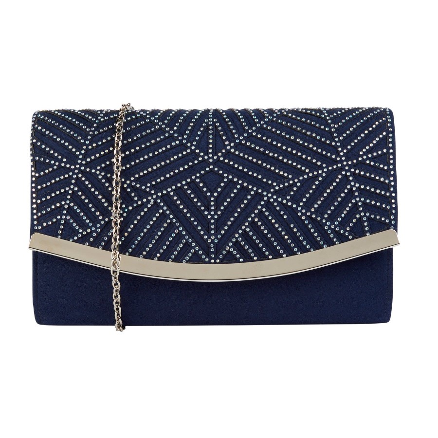 Lotus Occasion Wear And Matching Bags | Lotus Lotus Nara Navy Occasion Wear Bag To Match Natalia Shoes