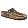 Sandals And Toe-Posts | Birkenstock Birkenstock Sandal Gizeh Bf Black/Snake