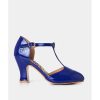 Wedding And Party Wear | Joe Browns Joe Browns Sunday Best French Navy T Bar Shoe Kc333A