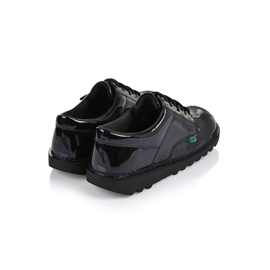 Kickers | Kickers Kickers Classic Kick Lo Teen Shoe Blackpatent Leather