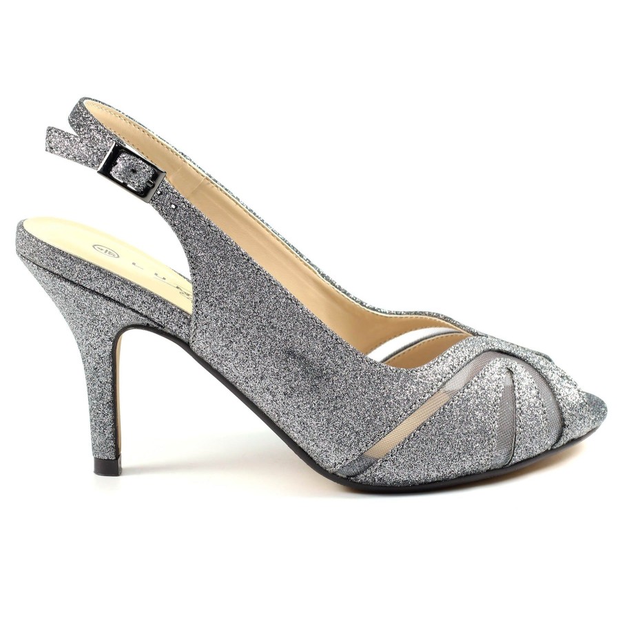 Wedding And Party Wear | Lunar Lunar Sariyah Occasion Shoe Pewter Flr046Pw