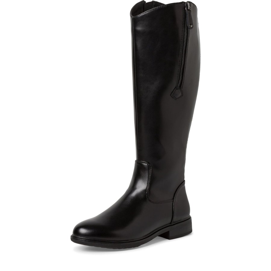 Long Boots And Riding Boots | Jana Jana Long Riding Boot Wide Fitting 25562 Black