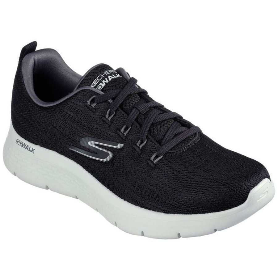 Men'S Styles | Skechers Skechers Men'S Trainersgo Walk Flex - Quota 216481 Black/Grey Bkgy