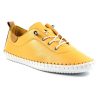 Shoes And Trainers | Lunar Lunar Plimsoll St Ives Mustard Fle030 Soft Leather Elasticated Lace