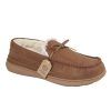 Men'S Styles | Jo & Joe Jo & Joe Fur Lined Moccasin Slipper Cranford Cognac