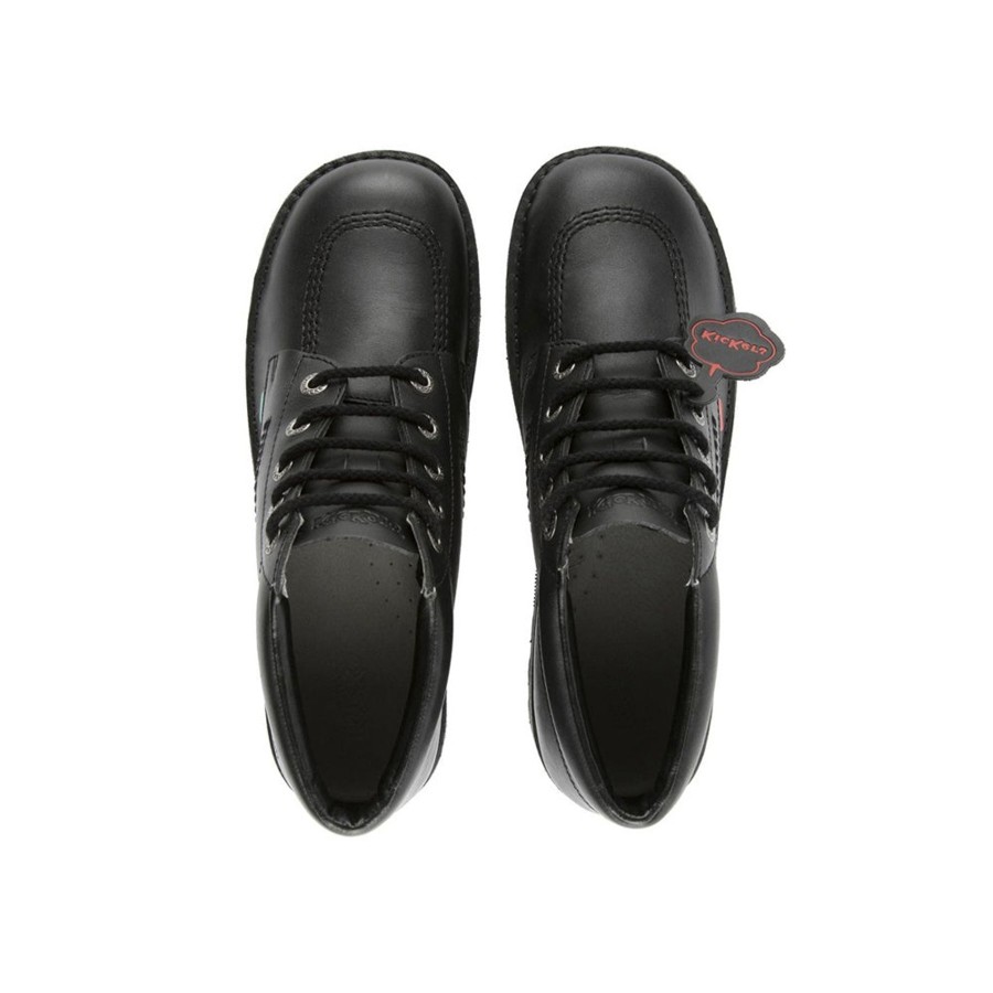 Kickers | Kickers Kickers Kick Hi J/Y 31-39 Classic Black Leather Boot