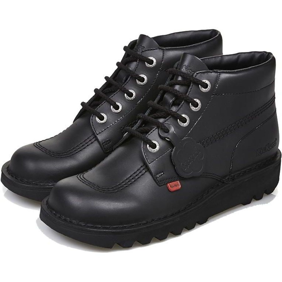 Kickers | Kickers Adult Mens Kick Hi Leather Black