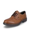 Men'S Styles | Rieker Reiker Men'S Classic Lace-Up Leather Shoe 33101-24 Brown