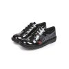 Back To School | Kickers Kickers Classic Kick Lo Teen Shoe Blackpatent Leather