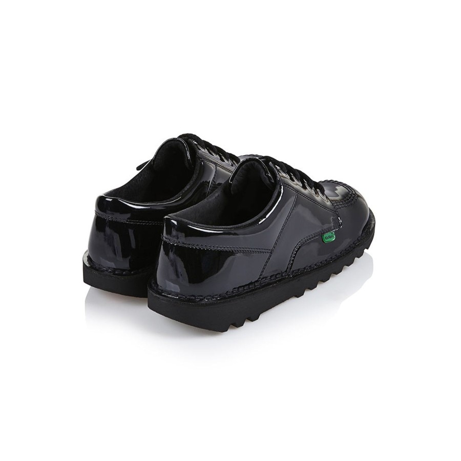 Back To School | Kickers Kickers Classic Kick Lo Teen Shoe Blackpatent Leather