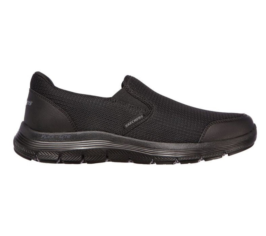 Men'S Formal And Work Shoes | Skechers Skechers Men'S Flex Advantage Tuscany 232230Bbk Black