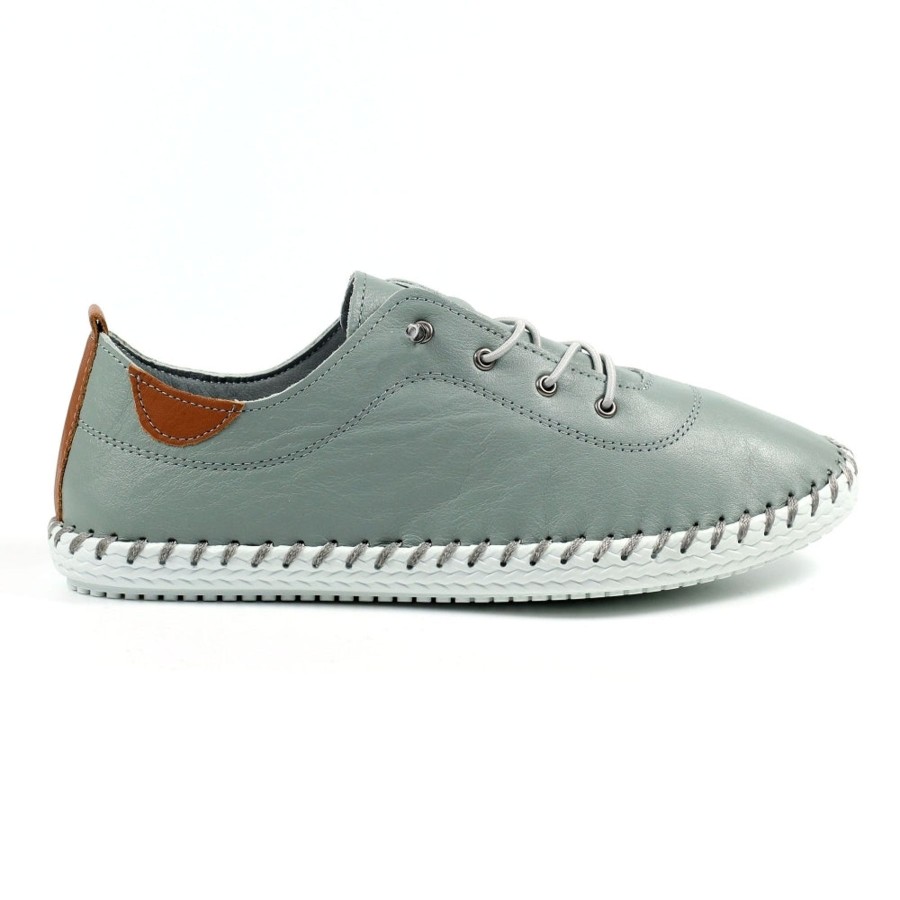 Ladies Styles | Lunar Lunar Plimsoll St Ives Grey Fle030Bb