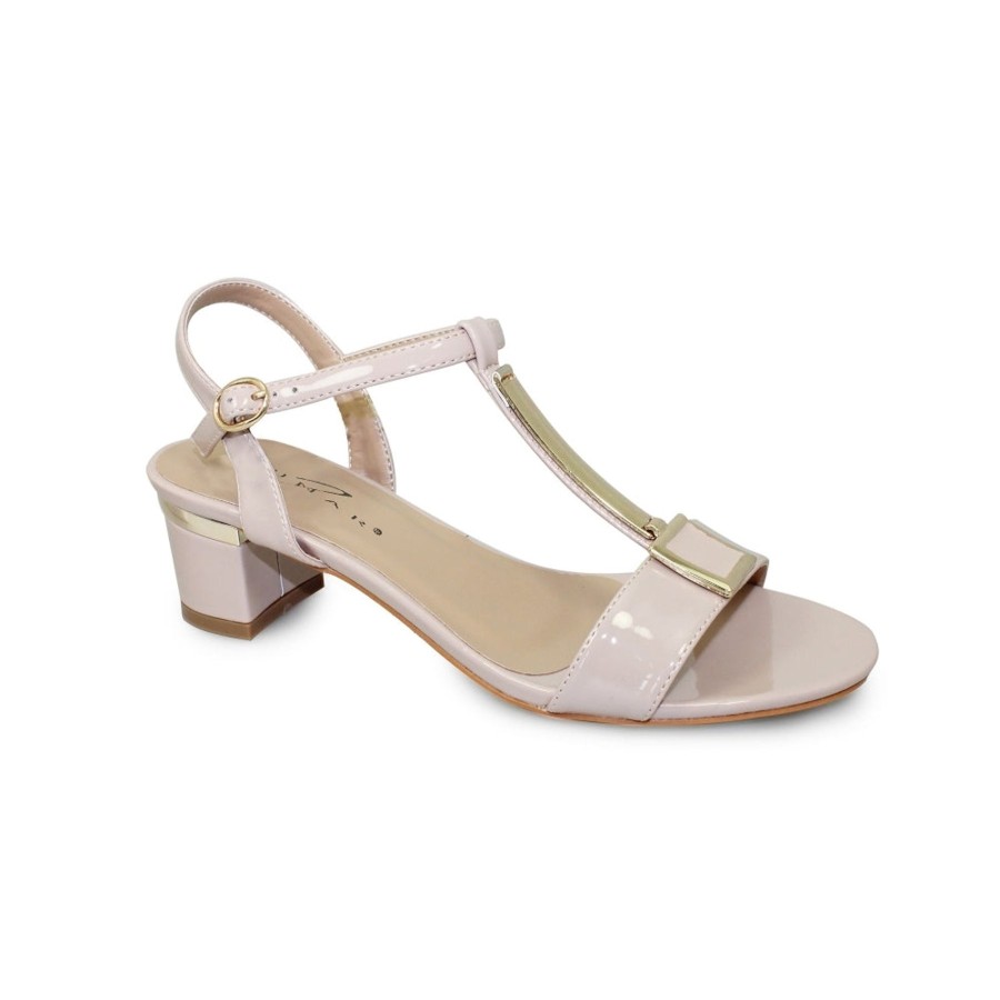 Ladies Styles | Lunar Lunar Occasion Sandal Blaze Nude Patent Sandal