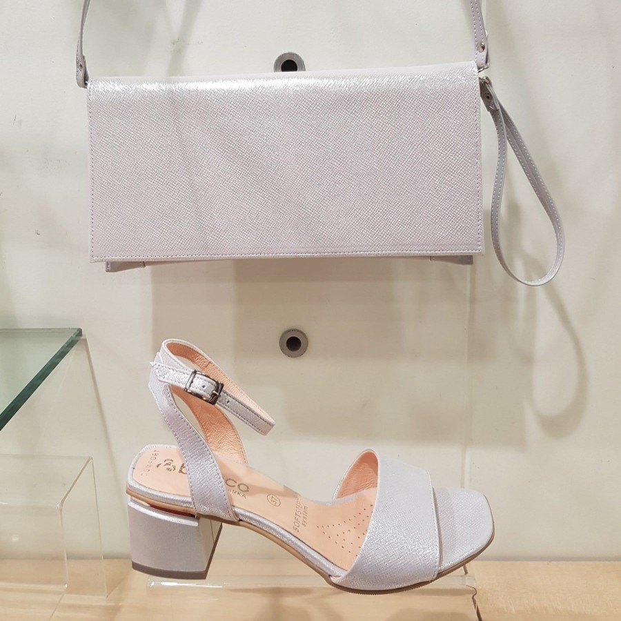 Bioeco Shoes And Matching Bags | Bioeco Bioeco Sliver Clutch / Shoulder Bag To Match 3942 Sandals & 4009 Slingback B002-2103