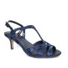 Wedding And Party Wear | Lunar Lunar Francie Occasion Wear Dress Sandal Wider Fit Flr524 Navy