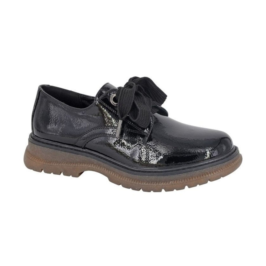 Shoes And Trainers | Marlows Cipriata L409 Blackpatent Lace Up Shoe