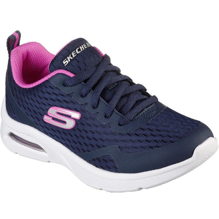 Skechers | Skechers Skechers Girls Trainermicrospec Max - Electric Jumps 302378 Navy