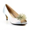 Lunar Occasion Wear And Bags | Lunar Lunar Lucia Occasion Wear Silver Court Shoe Flr040