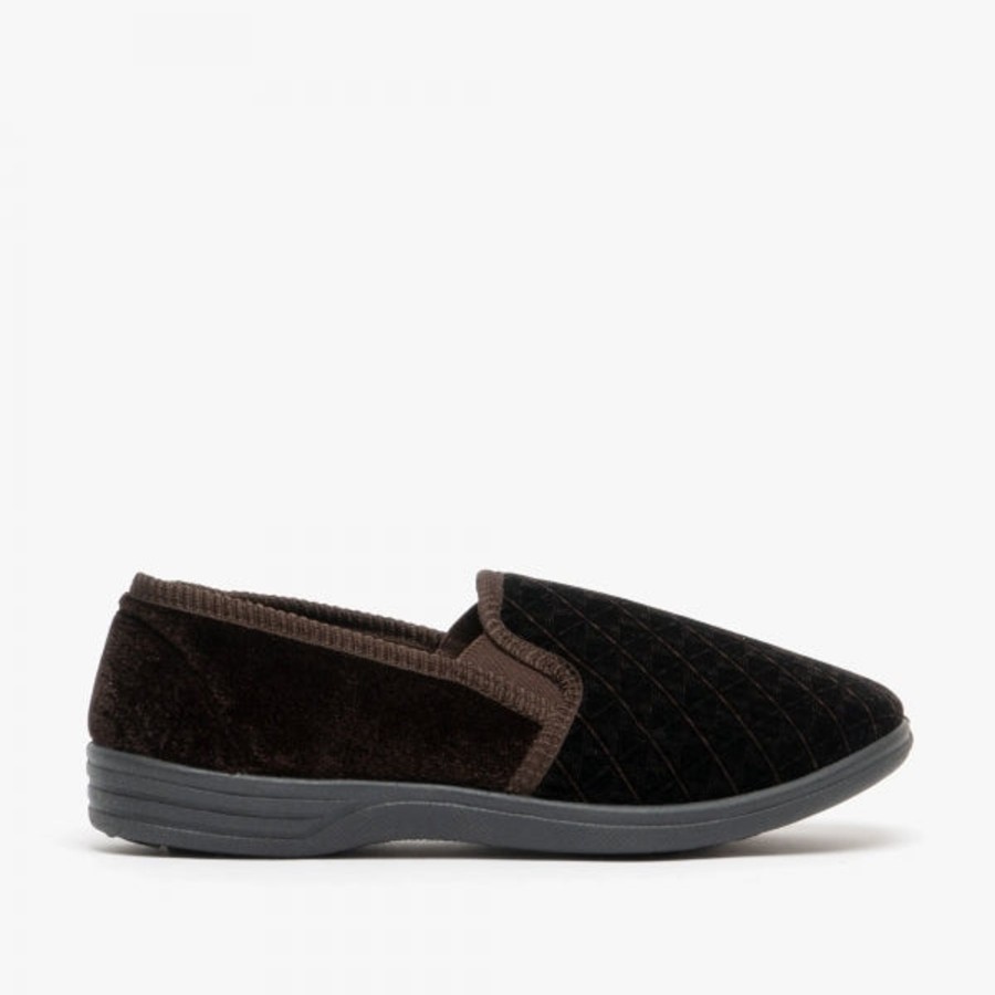 Men'S Styles | Marlows Mens Slipper Kevin In Brown Ms466B