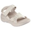 Ladies Styles | Skechers Skechers Go Walk Arch Fit Sandal 140808 Nat Natural